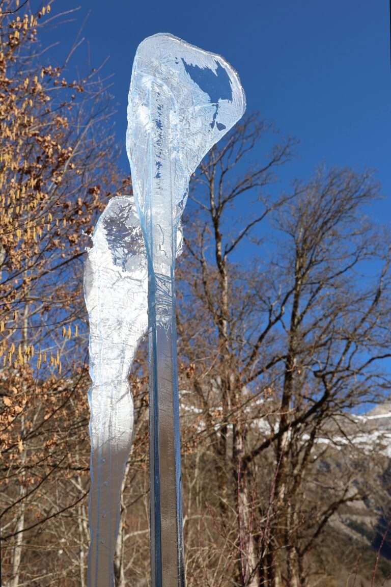 Fontänen vor Himmel